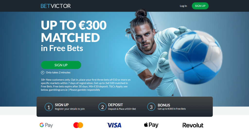 BetVictor free bet