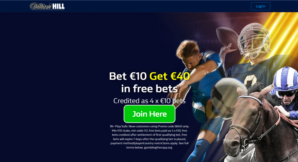 William Hill free bet